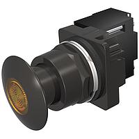 SIEMENS 52BP7B9XB Mushroom 3POS,NEMA4X,MTD,FV 6V,BLK-AMB,LED