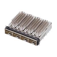 AMP Connectors - TE Connectivity 2198241-3 Cage Assemblies SFP+ Enhanced 1x4 Networking Heatsink