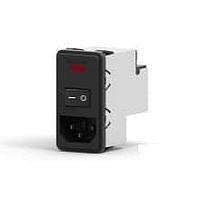 Corcom - TE Connectivity PS0SSSS3B Inlets 3A SINGLE FUSE SNAP IN MOUNT