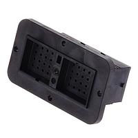 Amphenol SINE Systems ARC12-40PBR Sockets 40 Position, Receptacle, Pin Contact, Size 16, Threaded Insert for Jackscrew, Keyed B, Flanged, Reduced Diameter Rear Seal