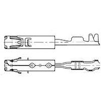 AMP Connectors - TE Connectivity 1241374-2 (Cut Strip) Contact MCP1.5 SCKET CONTACT Cut Strip of 100