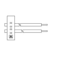 KYOCERA AVX 978005002485867 Ribbon Cable 2 POS 1.25mm Pitch 90mm Wire Lngth Plug