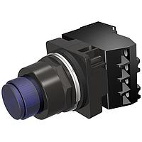 SIEMENS 52BT6K5A Push-to-Test PTT PL/ILL PB,NEMA4X,XFMR,600V,BLU,NO-NC