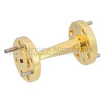 Fairview SMW12TW1002 WR-12 45 Degree Waveguide Left-hand Twist Using a UG-387/U Flange And a 60 GHz to 90 GHz Frequency Range