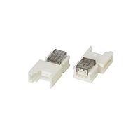 3M 37B03-C206-W00 MB 500 Connectors 3M Mini-Clamp III Connector, Wiremount Socket, 3 position, 24-20 AWG, Tin over Nickel, Gray, Sold per each piece