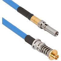 Amphenol SV Microwave FV67.3SMPM-085-MV67.3SMPS-060 RF Cable Assemblies VITA 67.3SMPM VITA 67.3 SMPS   6"Cable