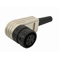 Amphenol Tuchel T 3325 058 Connectors FEMALE R ANG CONN 4C GOLD 4-6MM