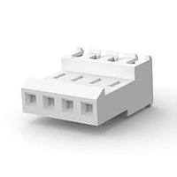 AMP Connectors - TE Connectivity 3-640602-4 Receptacle Housing FEED THRU WO TAB 4P L.R. natural 24 AWG
