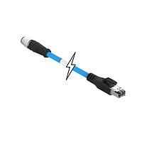 Molex 1201088185 Ethernet Cables / Networking Cables M12-4P(D)-MM ST/RJ45 14M