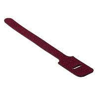 HellermannTyton GT.50X6MP2V2 Hook and Loop Ties Grip Tie, 0.5" x 6.0", PA6/PP, Maroon, 10/pkg