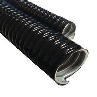 Essentra Components CF3090A Cable Conduit 0.75 IN Nom Flexible Conduit:PVC Metal, PVC Coated Metal Flex Conduit:164FT/Roll
