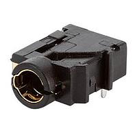 Same Sky (formerly CUI Devices) SJ3-35093BG Phone Connectors Audio Jack, 3.5mm, Through Hole, 3 Conductors, 2 Switches