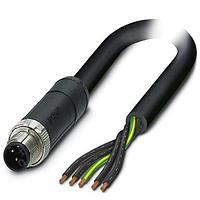 PHOENIX CONTACT 1414866 Sensor Cables / Actuator Cables 5POS Power Cable Black-Gray 1.5m