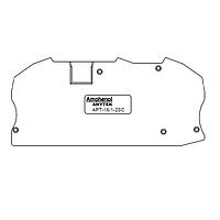 Amphenol Anytek APTS163SCGY00G Side Cover APT 16mm2/1-2 SC Partition plate Grey