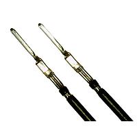 JST Commercial AJWPFJWPF22K51T Pre-Crimped Lead Black 22 AWG Jumper Lead Pin to Pin Tin