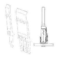 Amphenol FCI 85992-002LF Receptacles 12MM LATCH METRAL CABLE