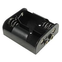 Eagle Plastic Devices 12BH221B-GR Battery Holders 2 C W/SNAPS