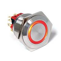 E-Switch PV8F2Y0SS-3K1-M11 Anti-Vandal Switches PV8 Series Anti-Vandal Switch