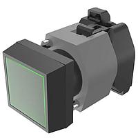 EAO 704.207.5 Panel Mount Indicators / Switch Indicators (704.207.5) INDICATOR/ SQUARE/ W-GREEN LENS