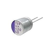PANASONIC 50SEK120M Aluminum Polymer Capacitors 50V 120uF 20mOhms SMD 10x13mm