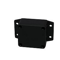 Bud Industries AN-2851-AB Electrical Enclosures Aluminum Enclosure with Mounting Flanges Black (2.5 X 2.3 X 1.4 In)