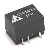 Delta Electronics, Inc. SC02D0515A Isolated DC/DC Converter, +/-15Vout, 2W