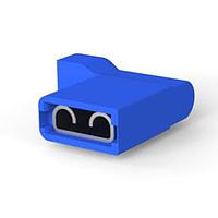 AMP Connectors - TE Connectivity 3-520133-2 Receptacle FLAG RECP 16-14 BULK .250 x .032