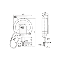 Mahr 4335905KAL Mechanical Dial Comparators (1002 ZT, ± .0010", IP54)