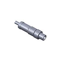 Amphenol LTW MSDS-04BMMM-PL8D02 Sensor Cables / Actuator Cables Circular Metric Connector MPronto-12 (M12 Push Pull), D Code, Metal, 4A, 04 pins, Male Connector, Male Contact, Straight, Overmolded, Length 2000mm, IP68 Mated