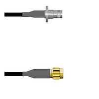 Amphenol Custom Cable Q-0803D0008120i RF Cable Assemblies BNC-SJB/SMA-SP RG58 120I