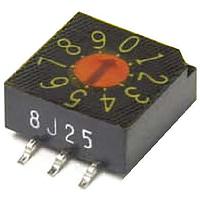 E-Switch SRJ-8H DIP Switches 100mA 5VDC 2x3 8Pos Extended