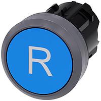 SIEMENS A6X30137169 Flat Button PUSHBUTTON. BLUE