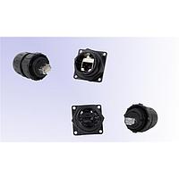 CONXALL DCP-RJ6ST-RD Modular RJ45 CAT 6 PNL HSNG THREADED IDC R/A