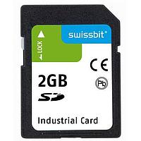 Swissbit SFSD2048L1BN1WI-E-QF-111-STD SD Cards Industrial SD Card, S-250, 2 GB, SLC Flash, -25C to +85C
