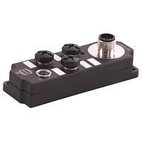 HARTING 090700500100 Sensor Cables / Actuator Cables HARTING Sensor Actuator Box, M8 A-code 3pin, 4 Ports: Master Connection is 8pin M12 (from top)