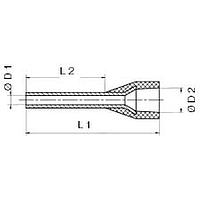 Weidmuller 9028240000 Wire End 14/12 26 AWG GREY