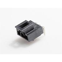 Molex 105313-1103 Shrouded NanoFit RA Hdr TH SR 3Ckt Tin Blk