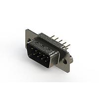 EDAC 627-M09-220-LN2 D-Sub Connectors - Standard Density Vertical Machined D-Sub Connectors