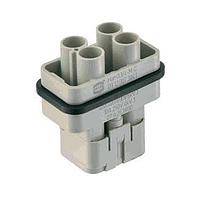 HARTING 9120073041 Inserts Han Q 3/4 male crimp insert (40/10A)