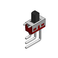 Dailywell 5MS3S202AM7QES Slide Switches Slide SPDT switch on-off-on vertical right angle pc thru-hole
