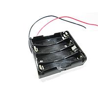 Eagle Plastic Devices 12BHC441A-GR Battery Holders 4XAAA 6" LEADS CLIP CONTACTS