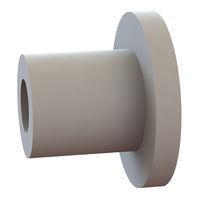 Essentra Components 12SWS1176 Shoulder Washer Shoulder Washer, .166 ID, .545 OD, .316 Shank OD