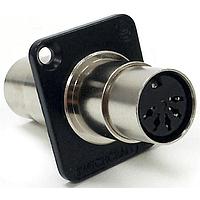 Switchcraft EHMIDI2BPKG Circular DIN Connectors MIDI CPLR BLACK 4/40 SCREWS