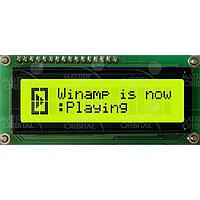 Matrix Orbital LK162-12-V-E - 16x2key,Y/G BGBlkTxt Wide Volt, Ext Temp