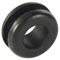 Essentra Components 498077 Open Hole EPDM Grommet, Black, 9 mm Hole, 2mm Panel Thk