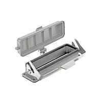 HARTING 09301320304ML Wire Housings L32 Bulkhead Housing, Single Lever, w/ plastic cover, w/ metal lever