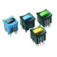 APEM 15400 Sealed 250mA 120V 4PST YLW, PCB, IP54