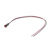 Dialight 558-1101-023F Indicators Red Panel Mount 6in lead, PVC Free