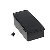 Hammond Manufacturing 1591CF2SBK Flanged Enclosure ABS w/Bottom Flange 4.7x2.6x1.4" Black