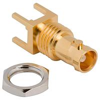 Amphenol RF 034-1028H-12G PCB Connectors Straight PCB Jack, Hex Nut, 75 Ohm
